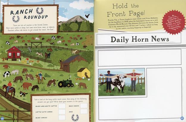 Animals of the USA Activity Book